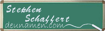 Stephen Schaffert Visitenkarte